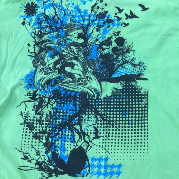 D-Labs Dr lucky nice green swag green tshirt - Picture 2 of 3